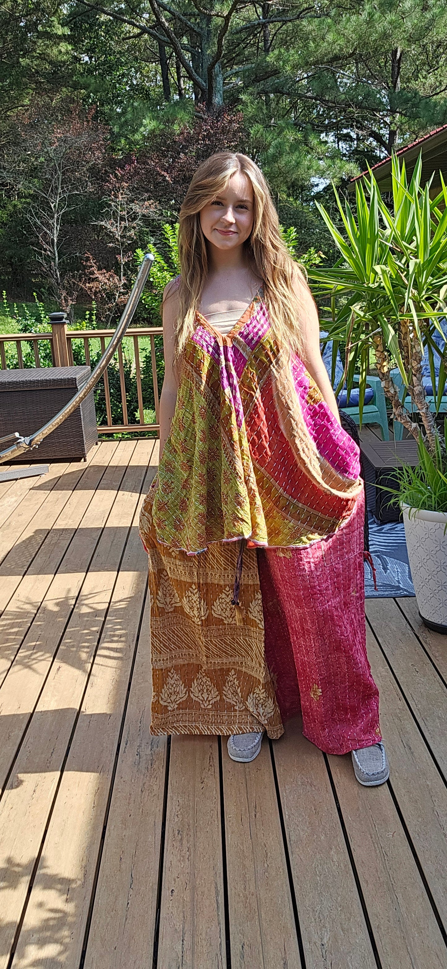 "Free to be" Kantha Pants Set (Copy)