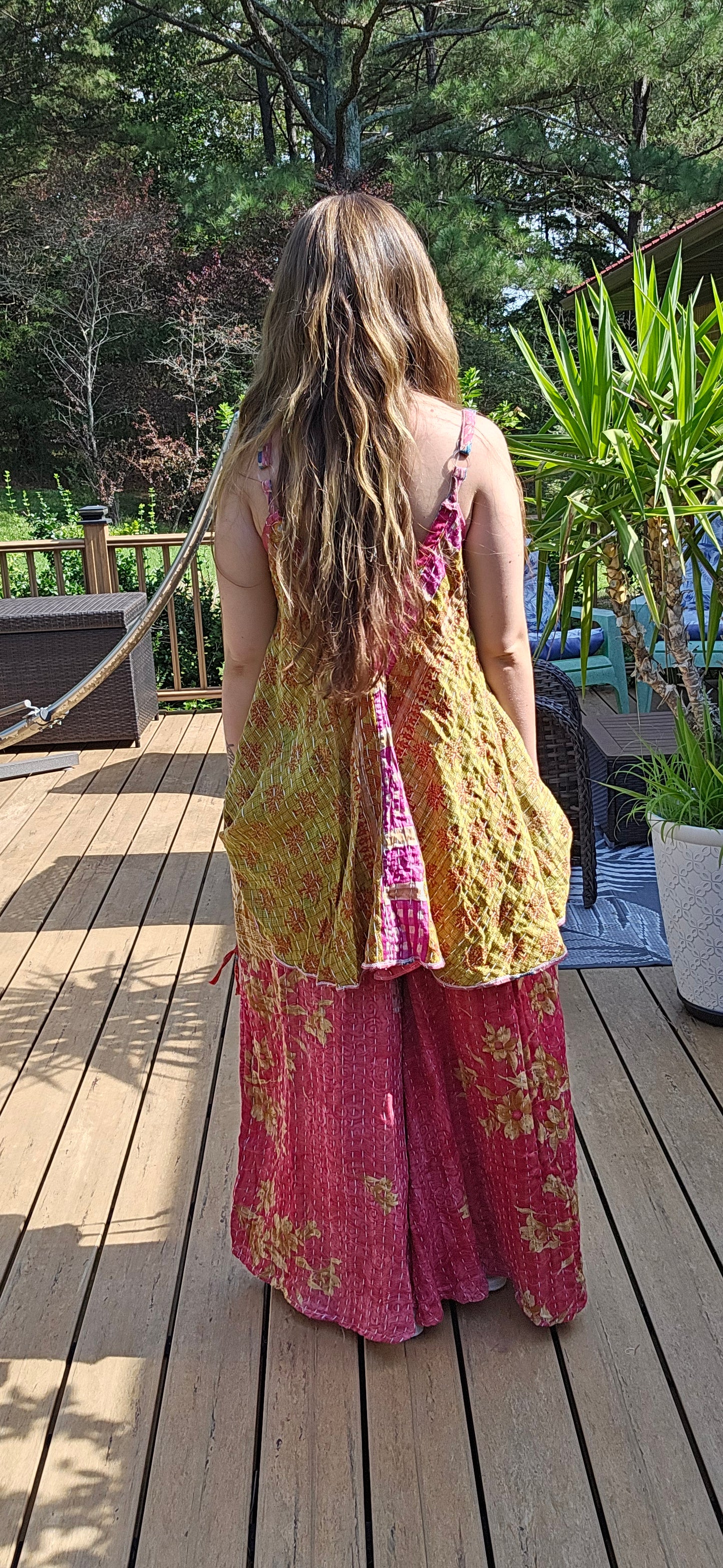 "Free to be" Kantha Pants Set (Copy)