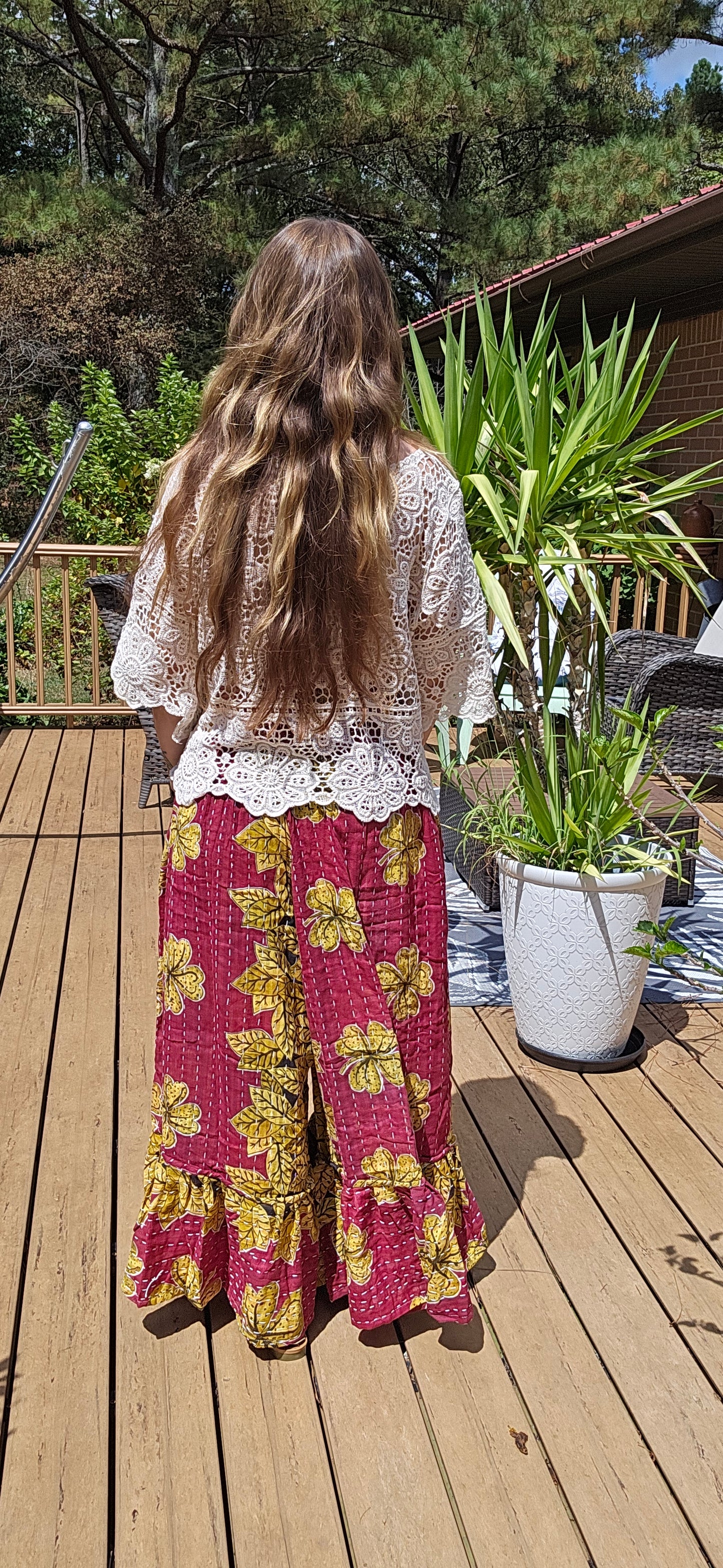 "Good Vibe" Light Kanta Pants - One Size S to 2X