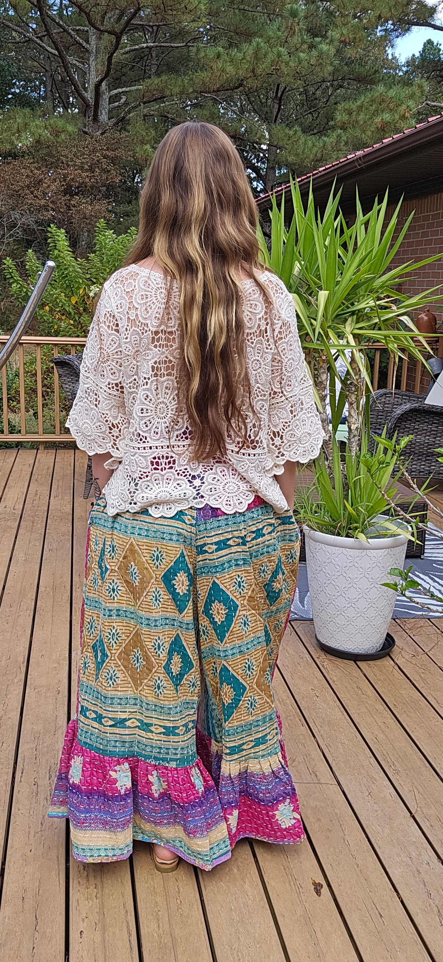 "Good Vibe" Light Kanta Pants - One Size S to 2X