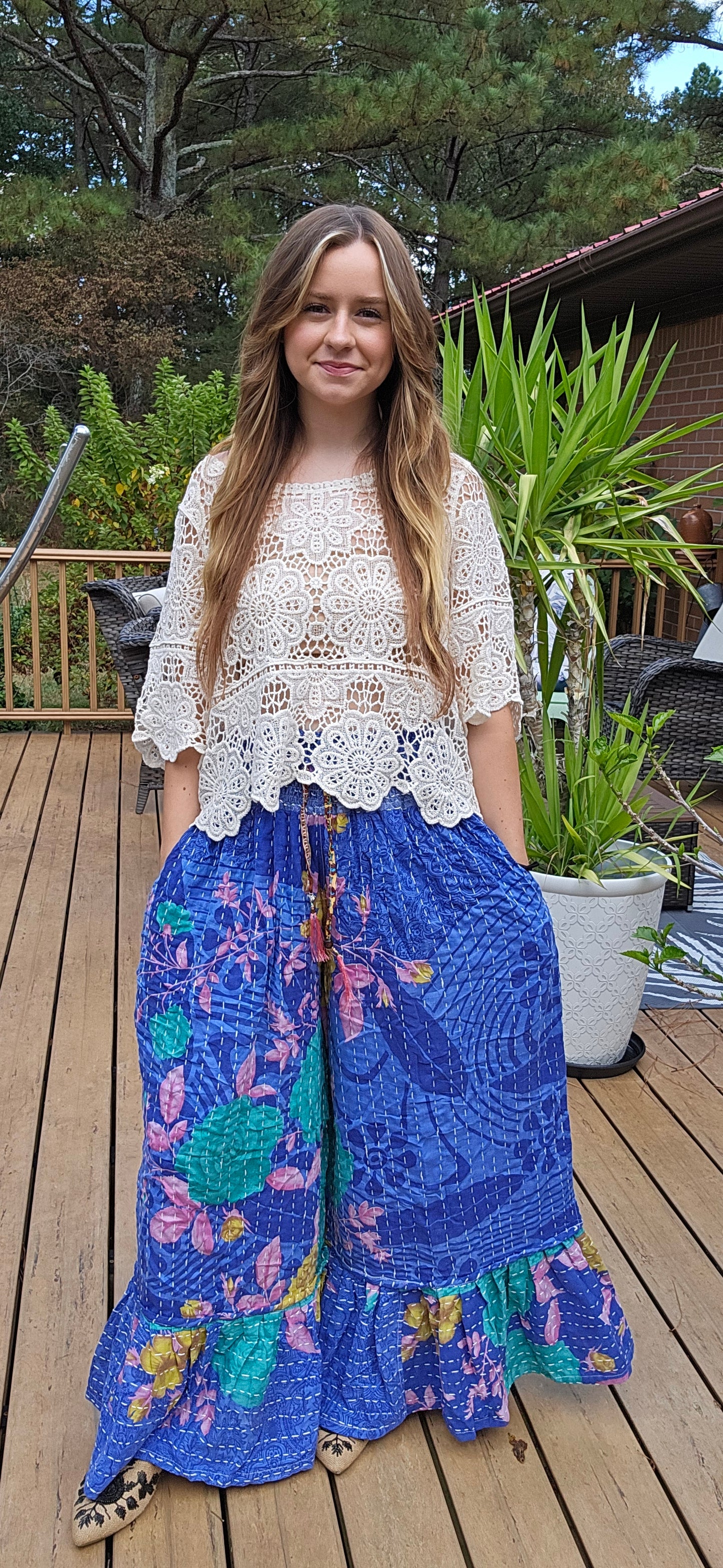 "Good Vibe" Light Kanta Pants - One Size S to 2X