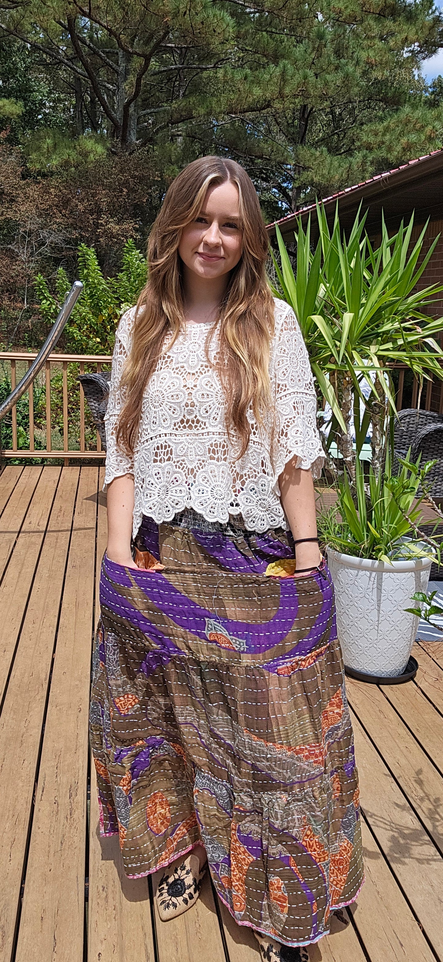 "Sunrise Skirt" - One Size S to 2X
