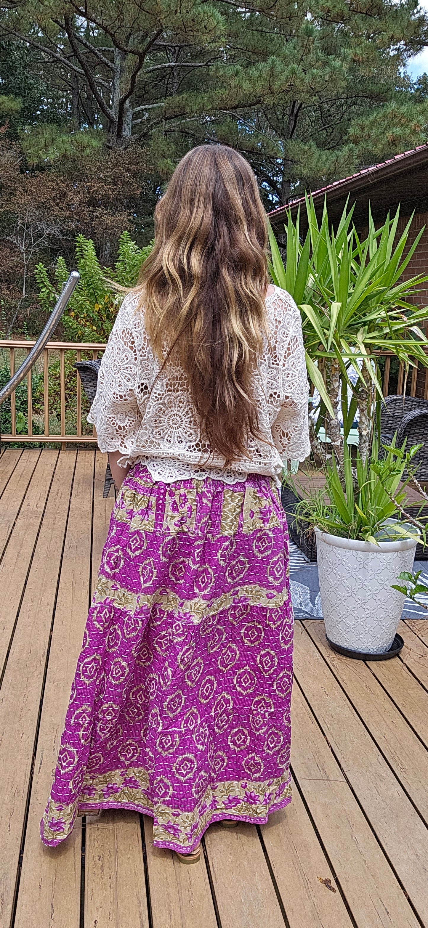 "Sunrise Skirt" One Size S to 2X
