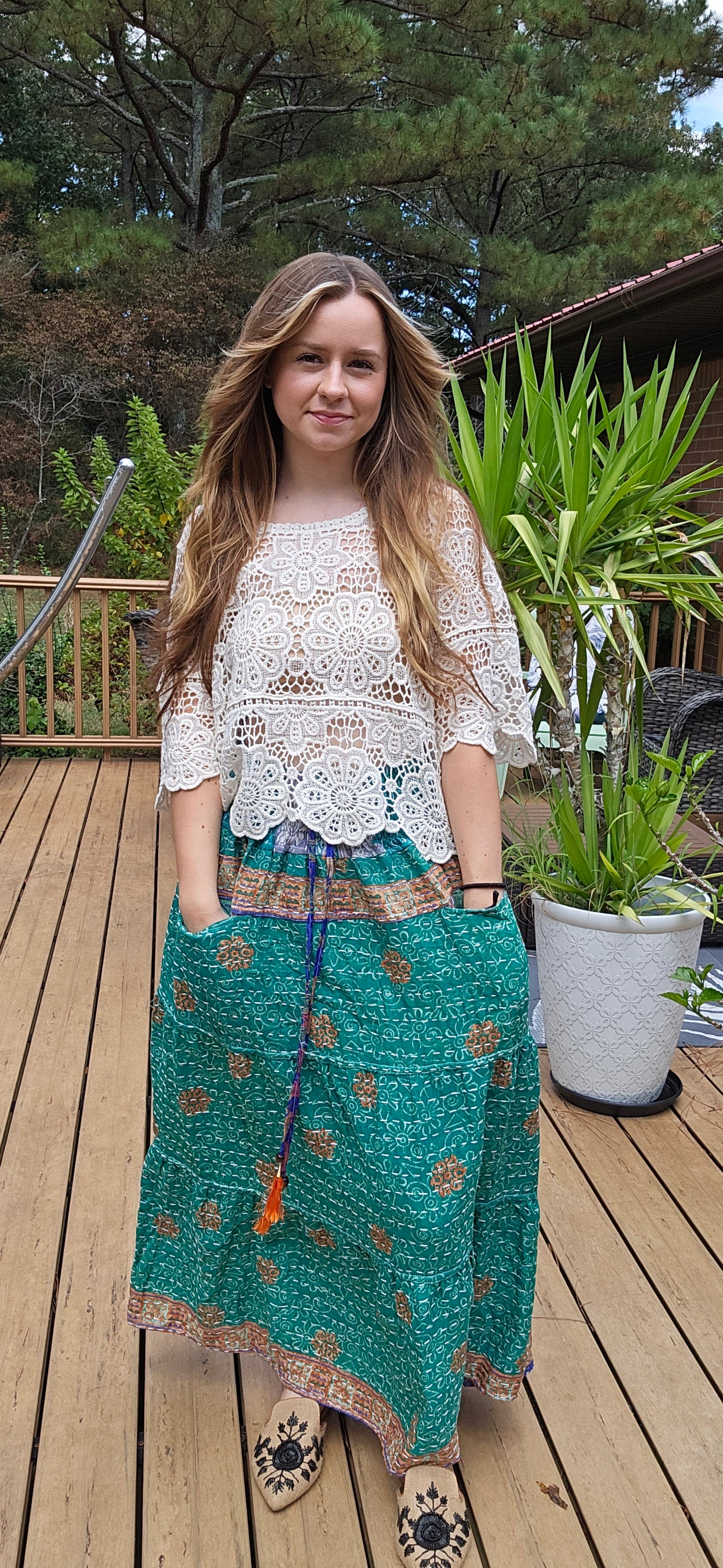 "Sunrise Skirt" - One Size S to 2X