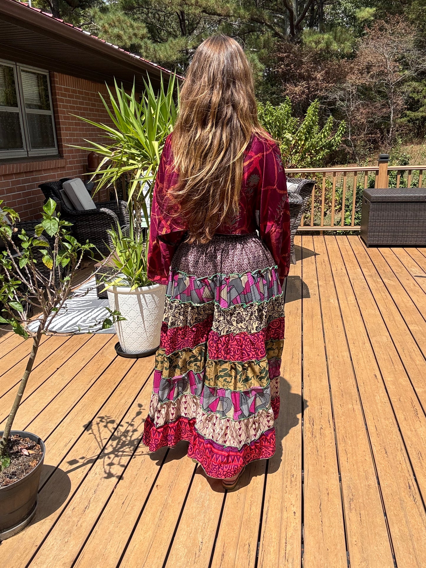 "Be Free" Patchwork Pants - One Size S to 2X