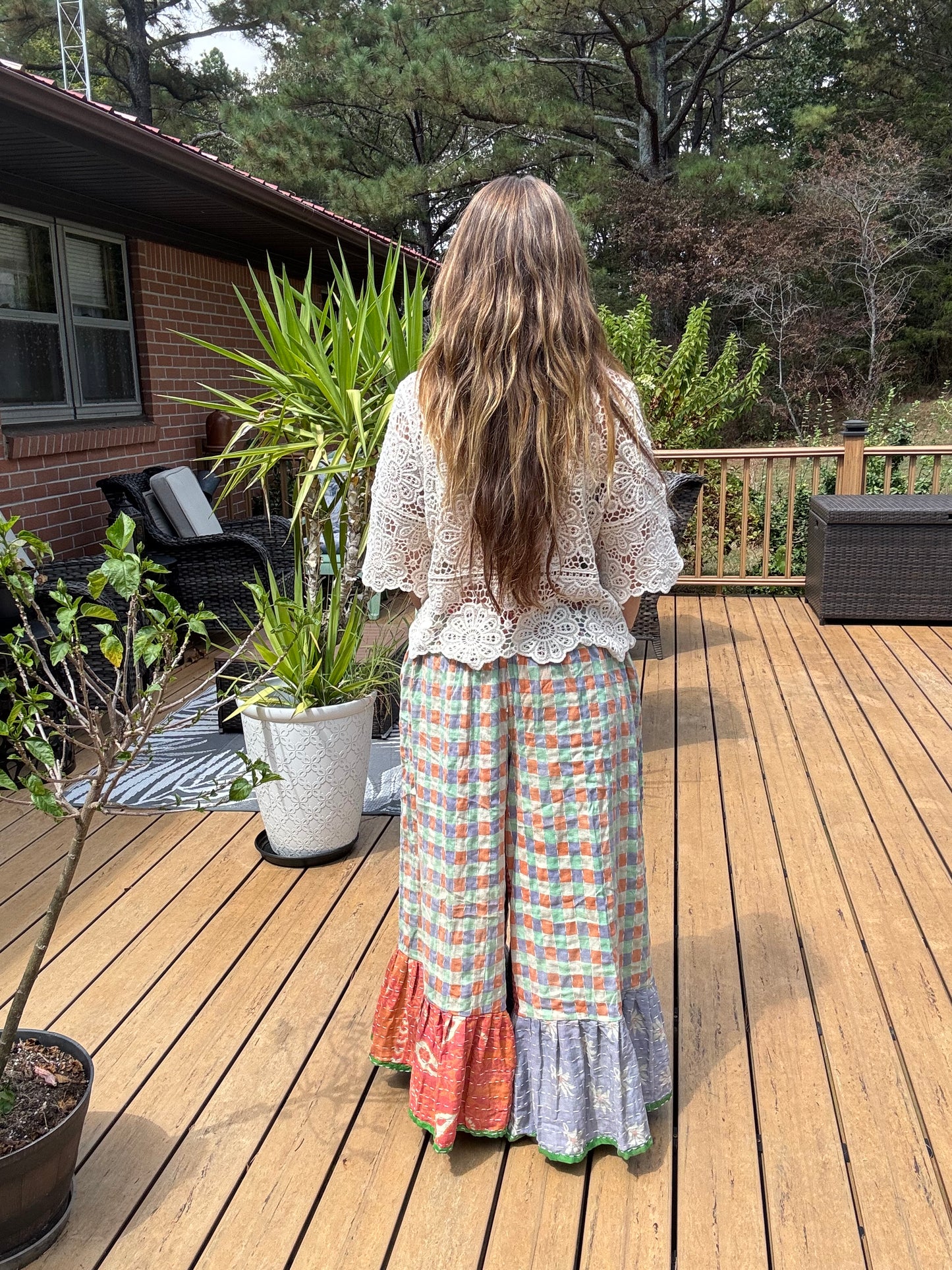 "Good Vibe" Light Kanta Pants - One Size S to 2X