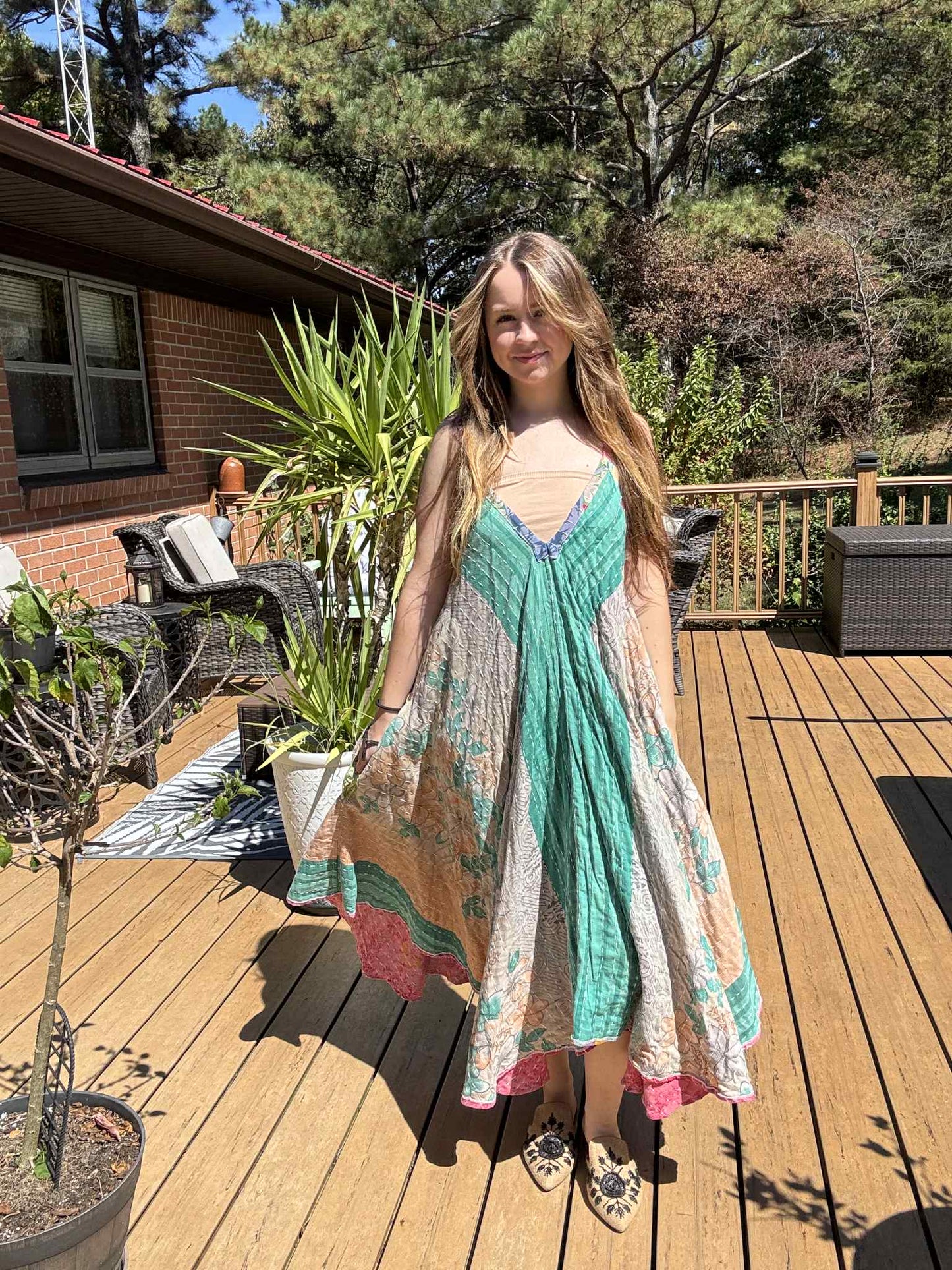 "Flying Bird" Dress - One size S to 3X