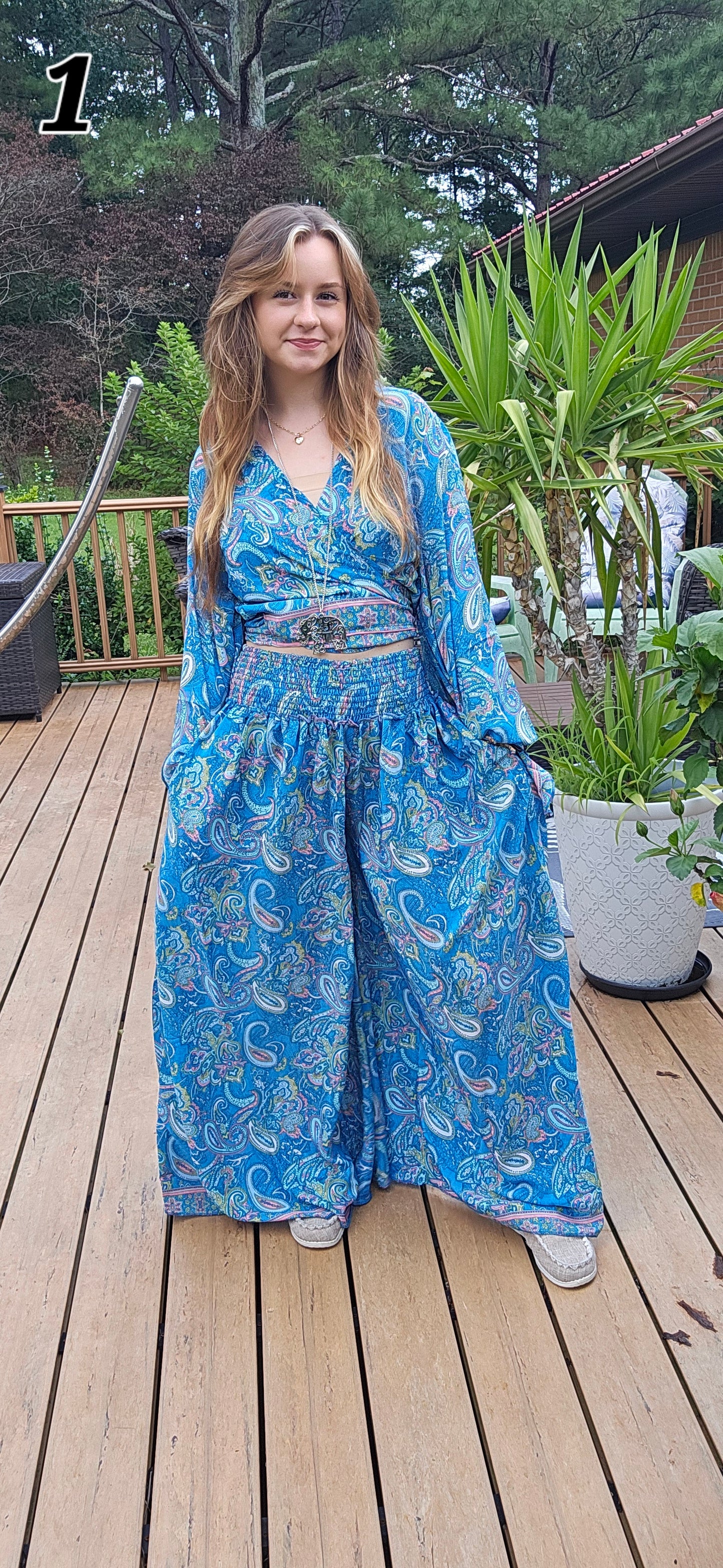"Chic" Palazzo Set - One Size S to XL