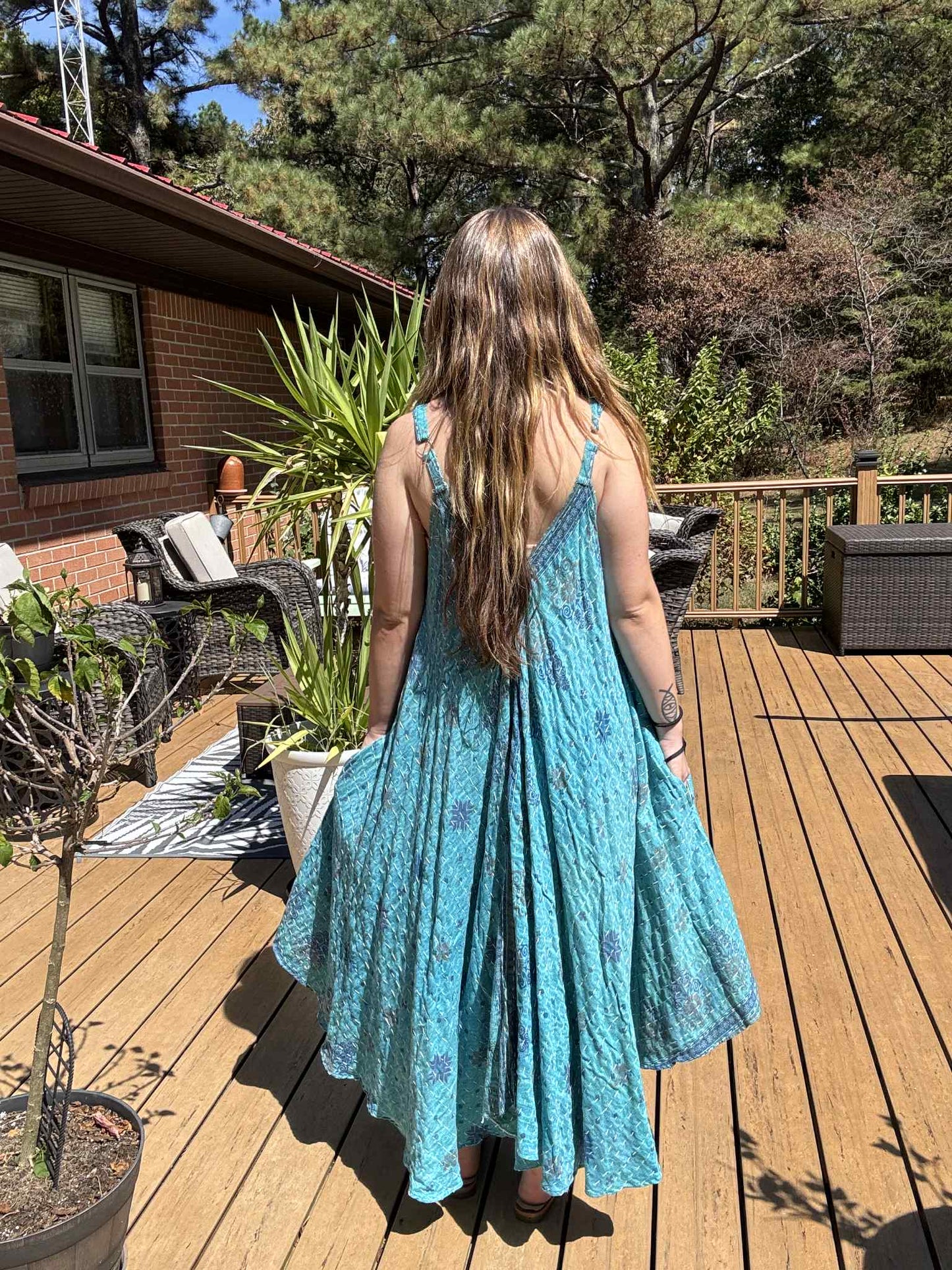 "Flying Bird" Dress - One size S to 3X