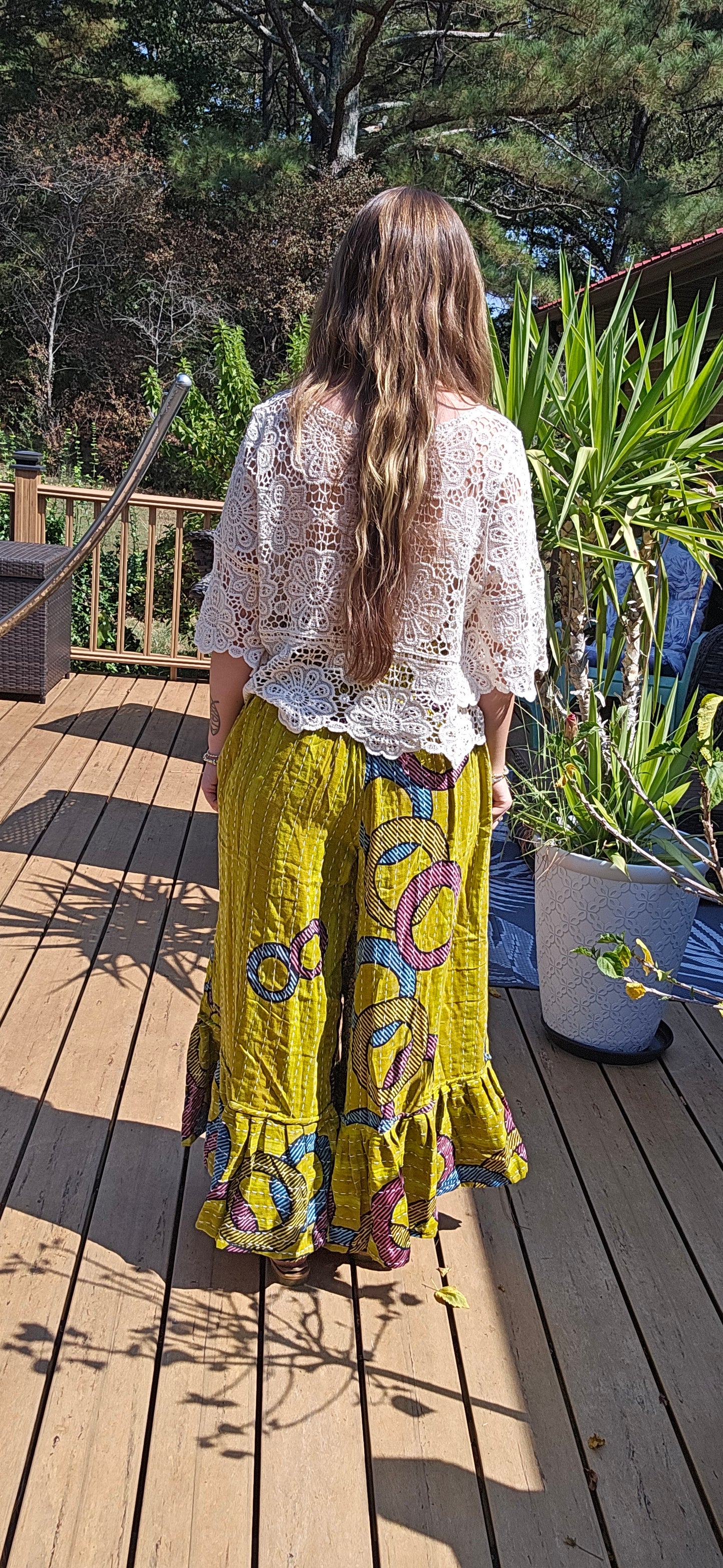 "Good Vibe" Light Kanta Pants - One Size S to 2X