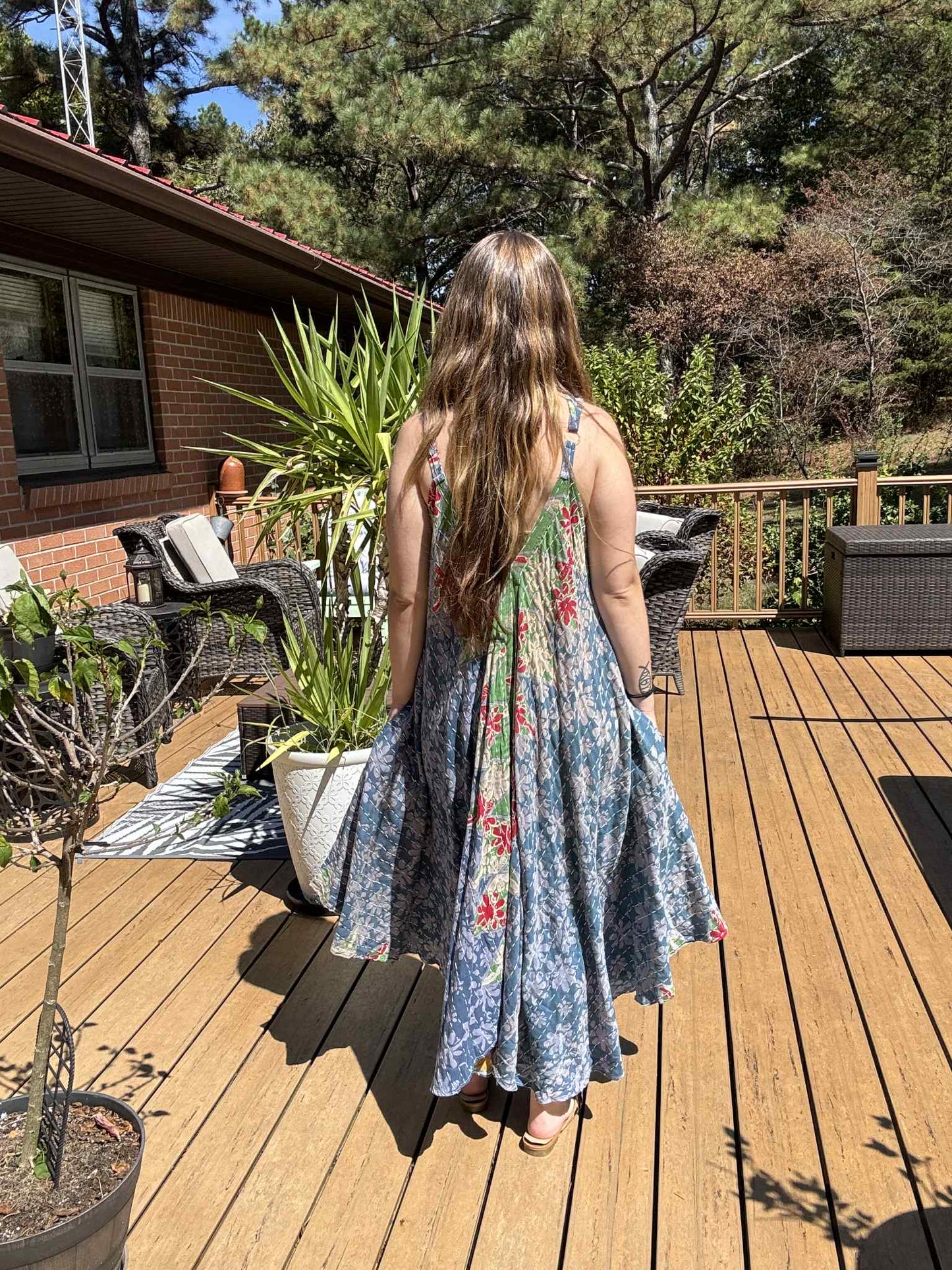 "Flying Bird" Dress - One size S to 3X