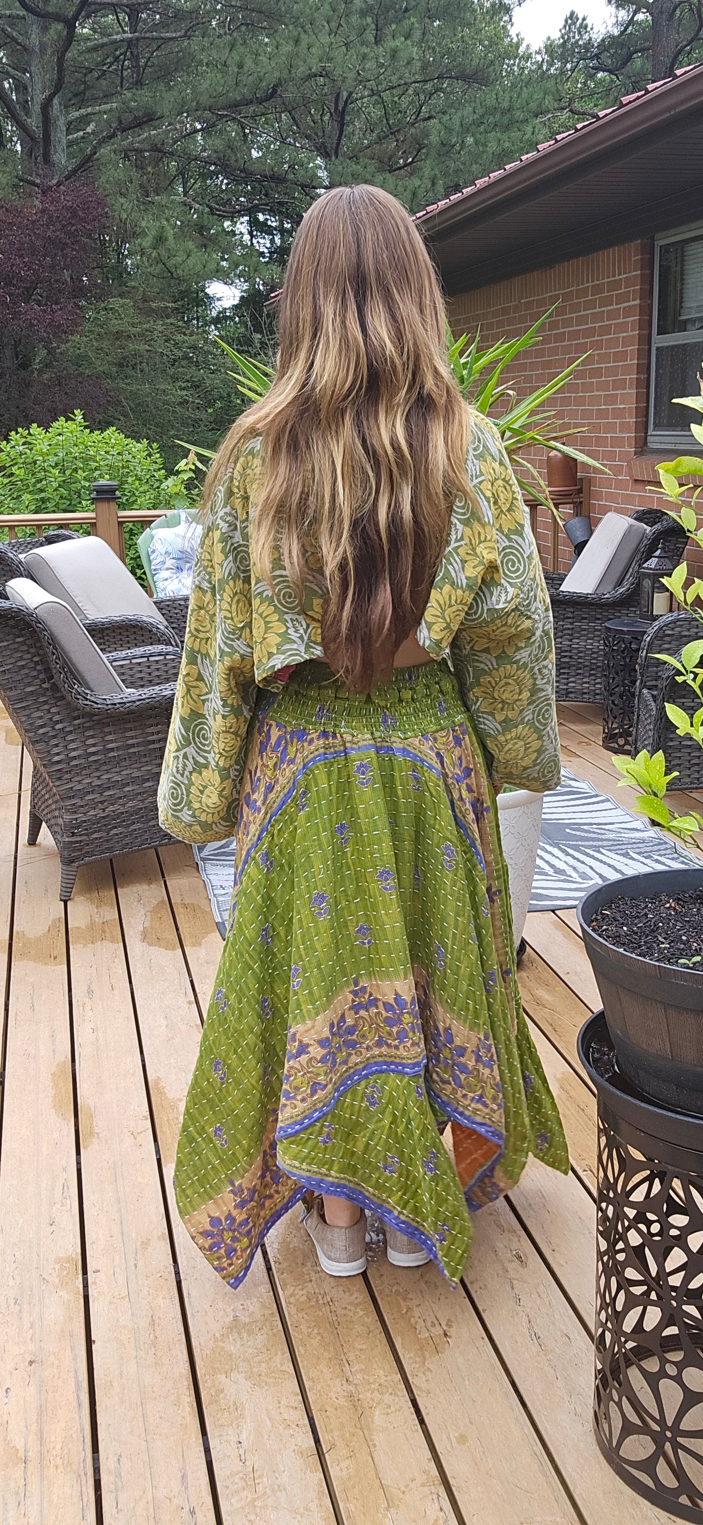 "8 Whispers "Kantha Set - One Size S to 2X