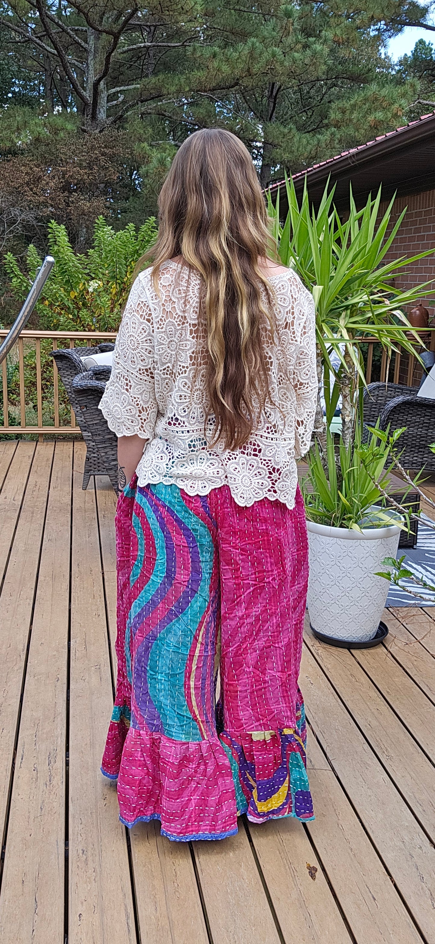 "Good Vibe" Light Kanta Pants - One Size S to 2X