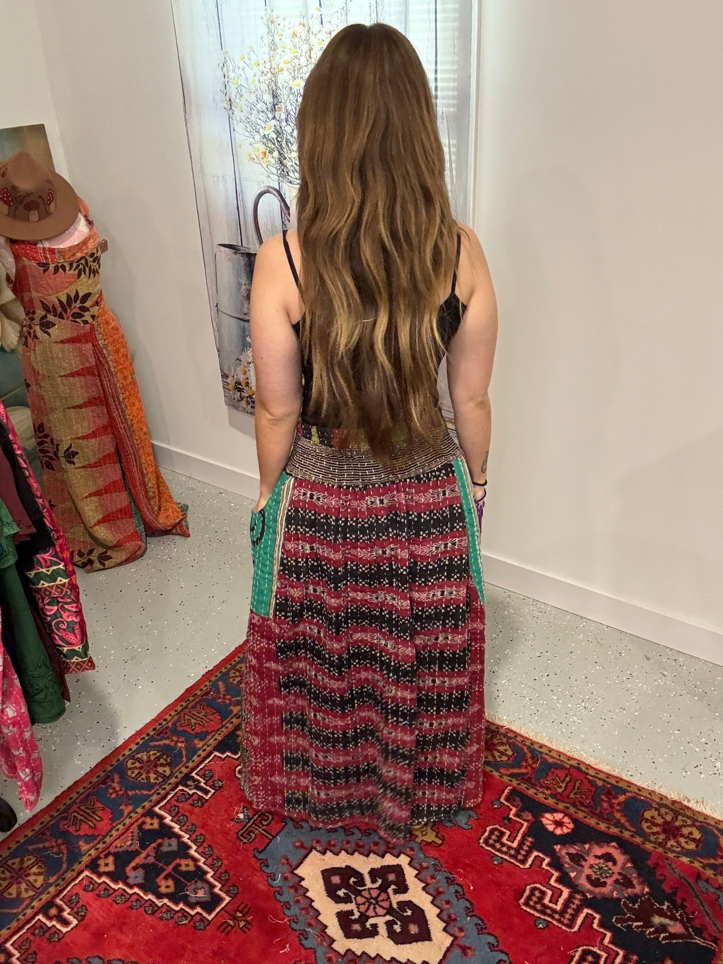 "Peasant Skirt" One size S to 2X/ 3X