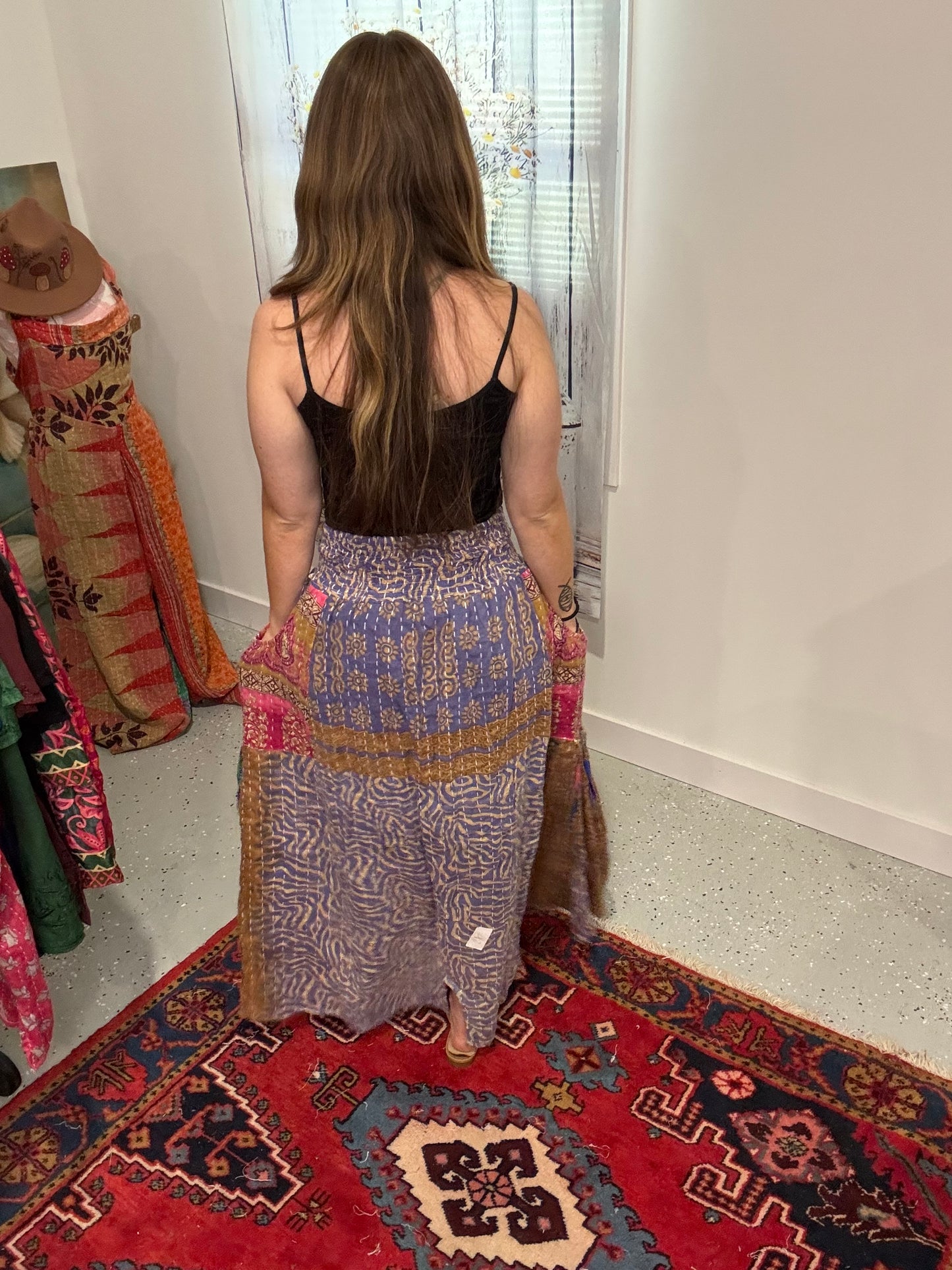 "Peasant Skirt" - One size fits S to 2X/3X