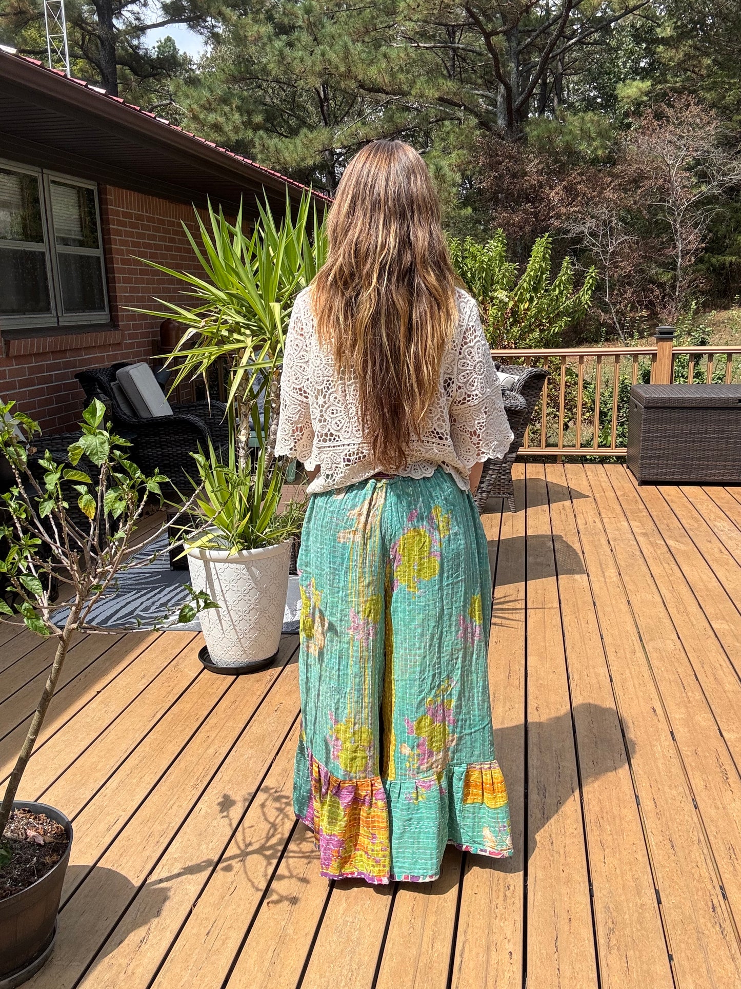"Good Vibe" Light Kanta Pants - One Size S to 2X