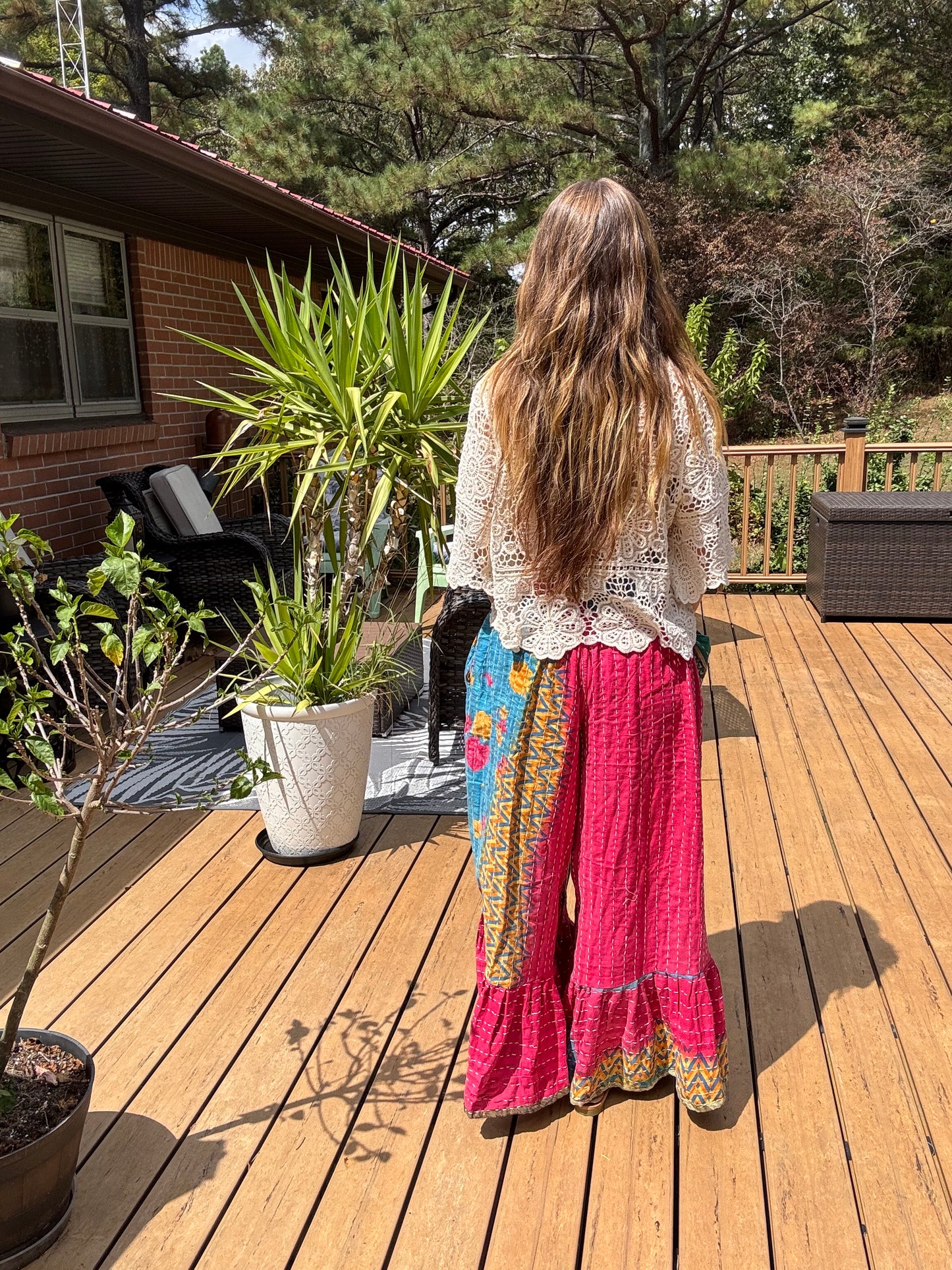 "Good Vibe" Light Kanta Pants - One Size S to 2X