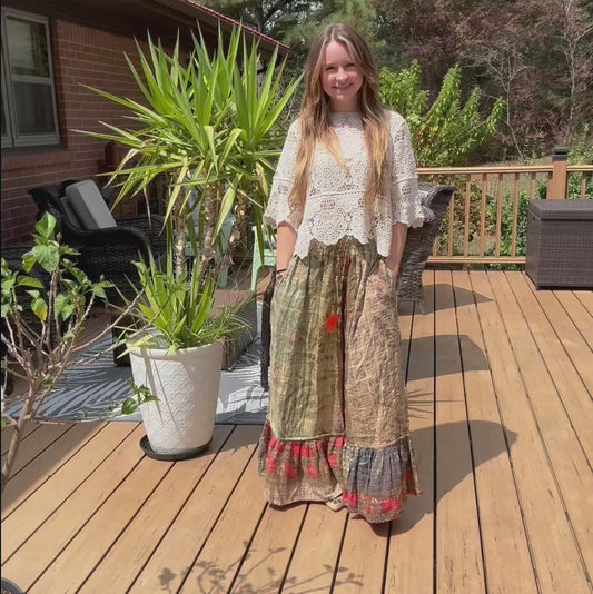 "Good Vibe" Light Kanta Pants - One Size S to 2X