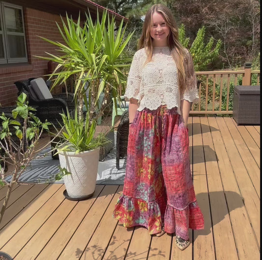 "Good Vibe" Light Kanta Pants - One Size S to 2X