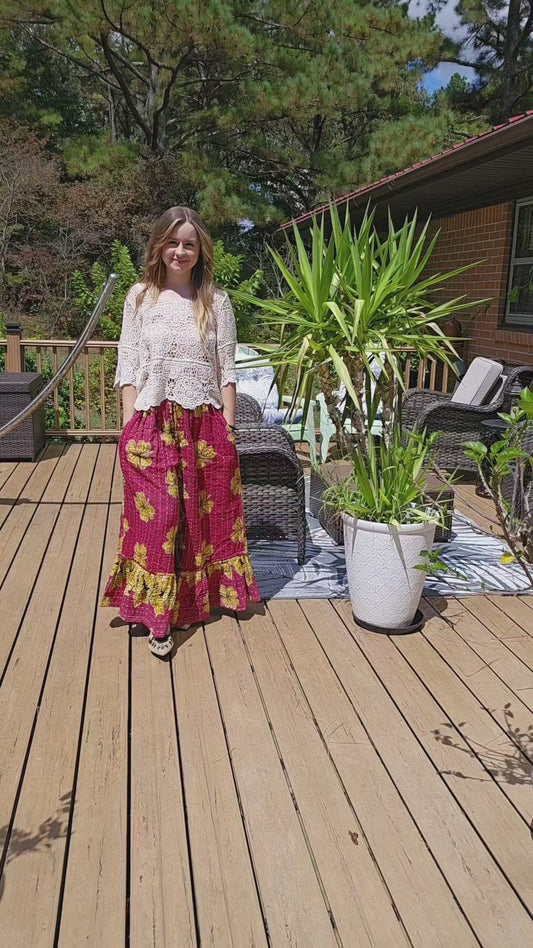 "Good Vibe" Light Kanta Pants - One Size S to 2X