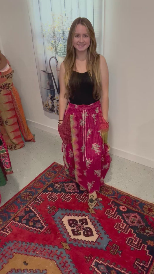 "Peasant Skirt" - One size fits S to 2X/3X