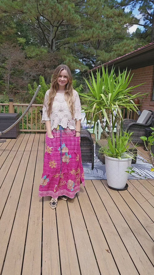 "Sunrise Skirt" - One Size S to 2X