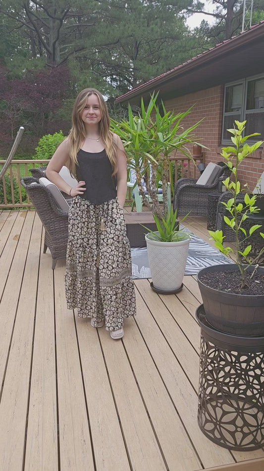 "Be You"  Palazzo Pants - One Size S to XL