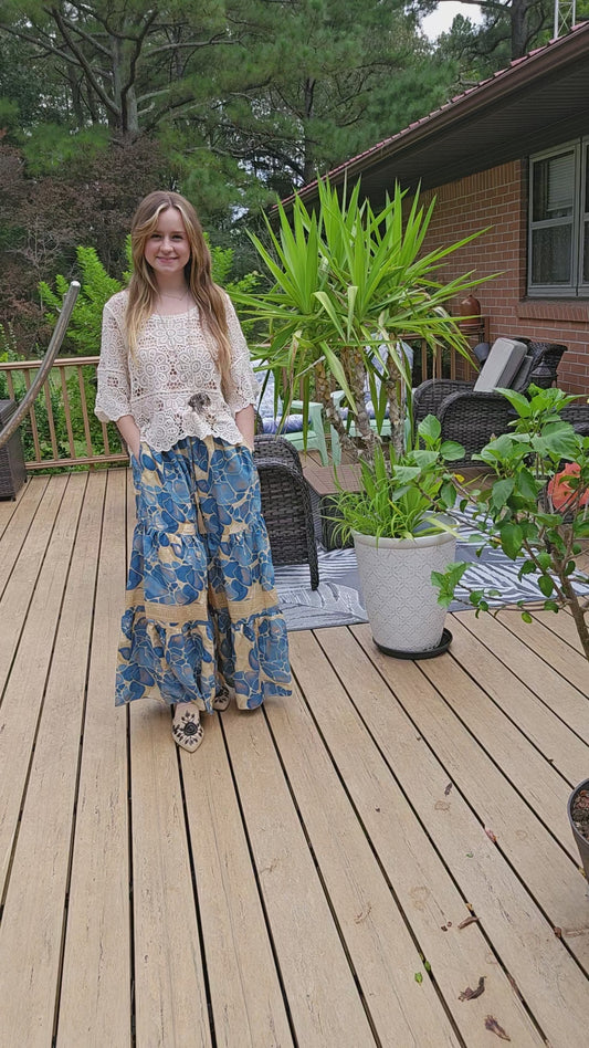 "Be You"  Palazzo Pants - One Size S to XL