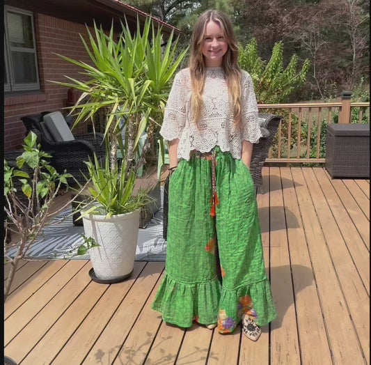 "Good Vibe" Light Kanta Pants - One Size S to 2X