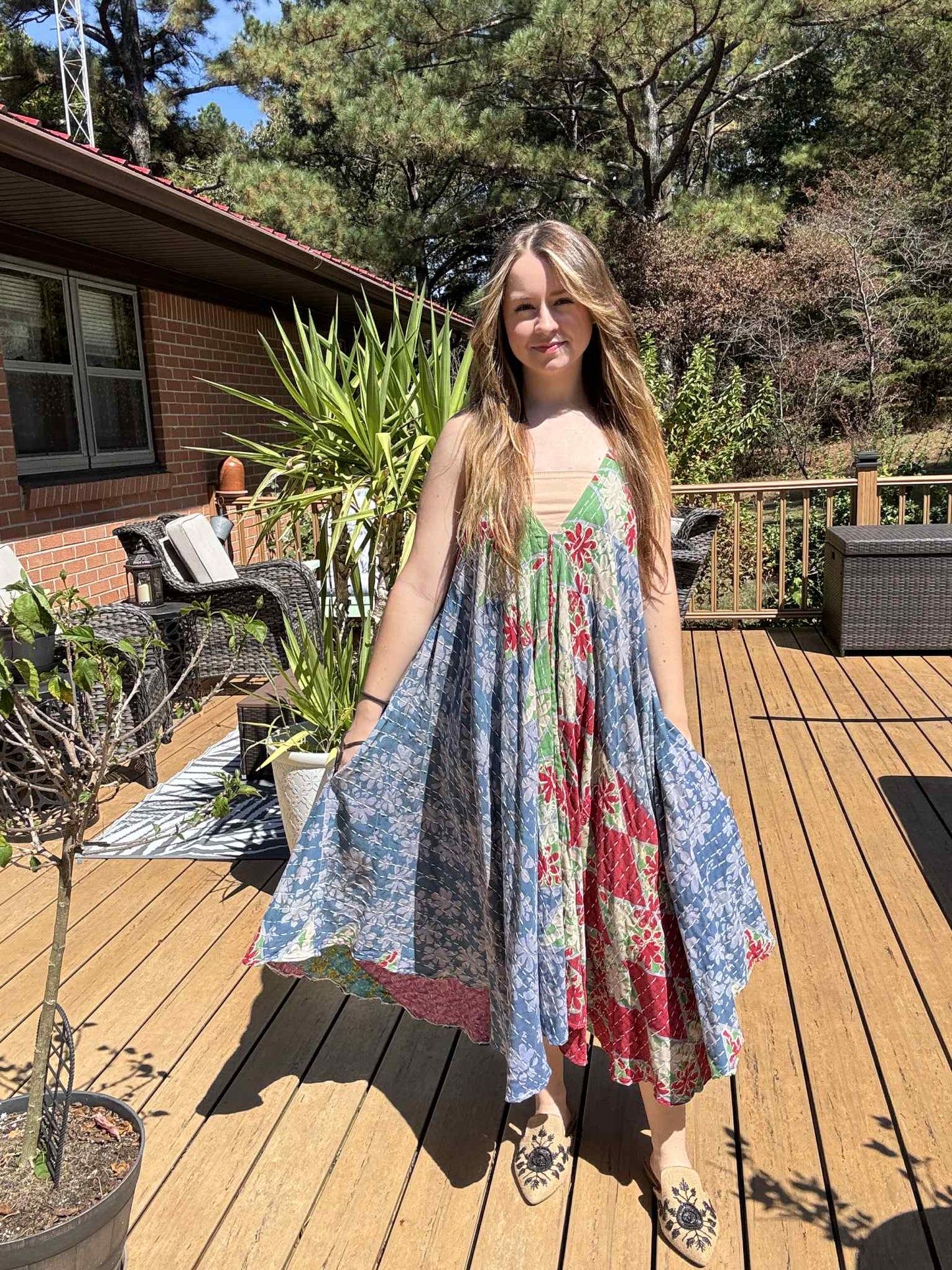 "Flying Bird" Dress - One size S to 3X
