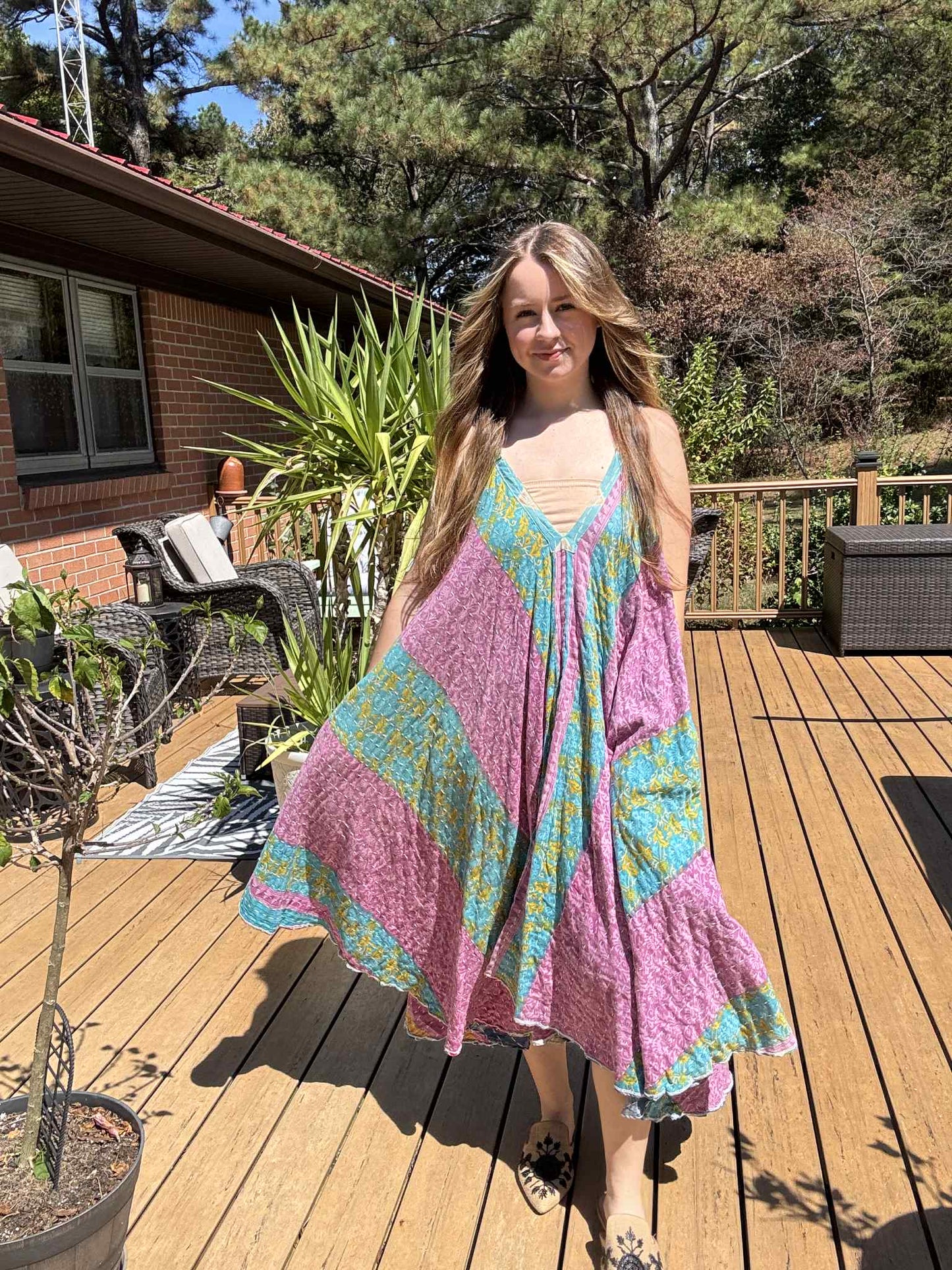 "Flying Bird" Dress - One size S to 3X