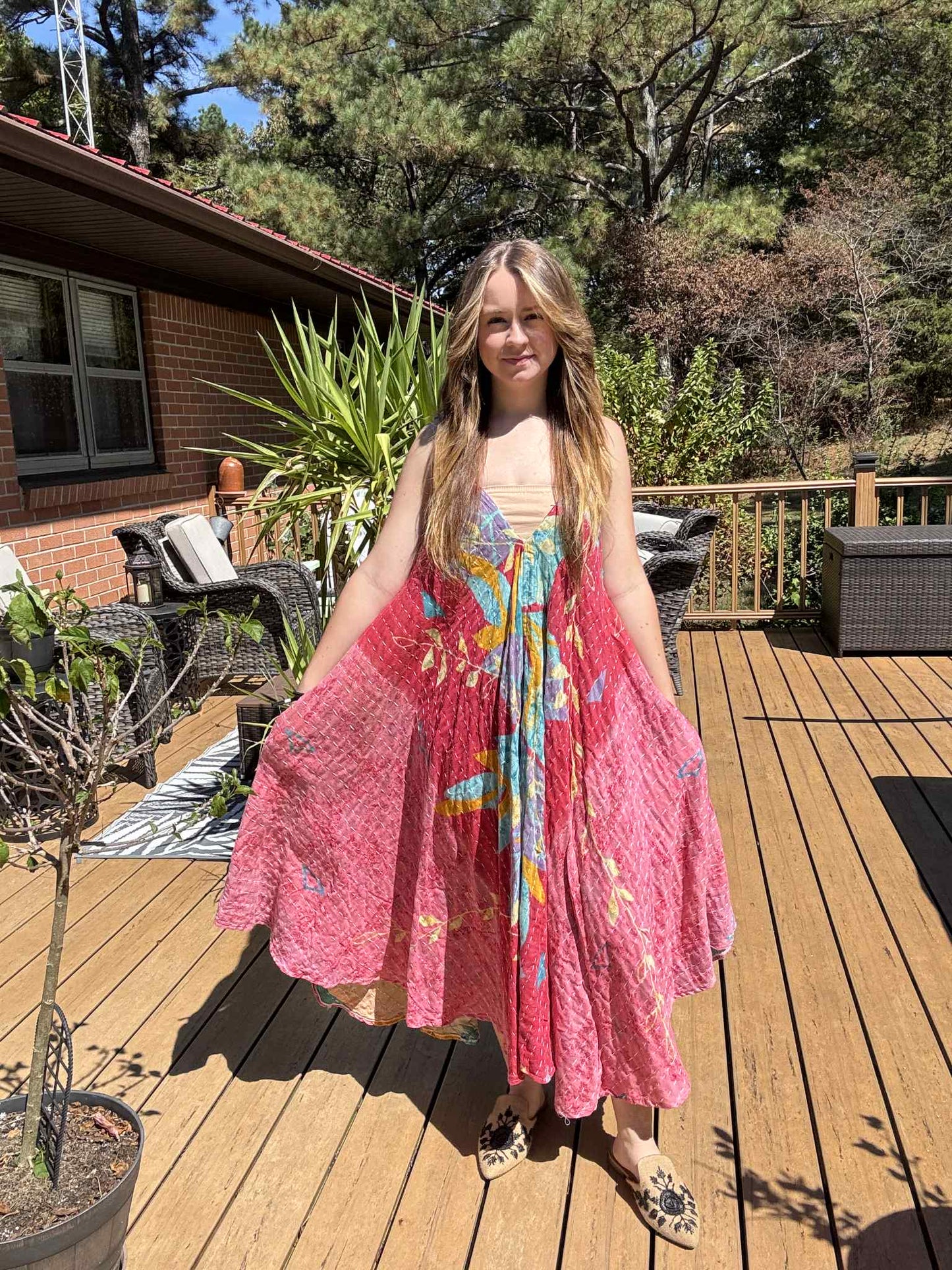 "Flying Bird" Dress - One size S to 3X