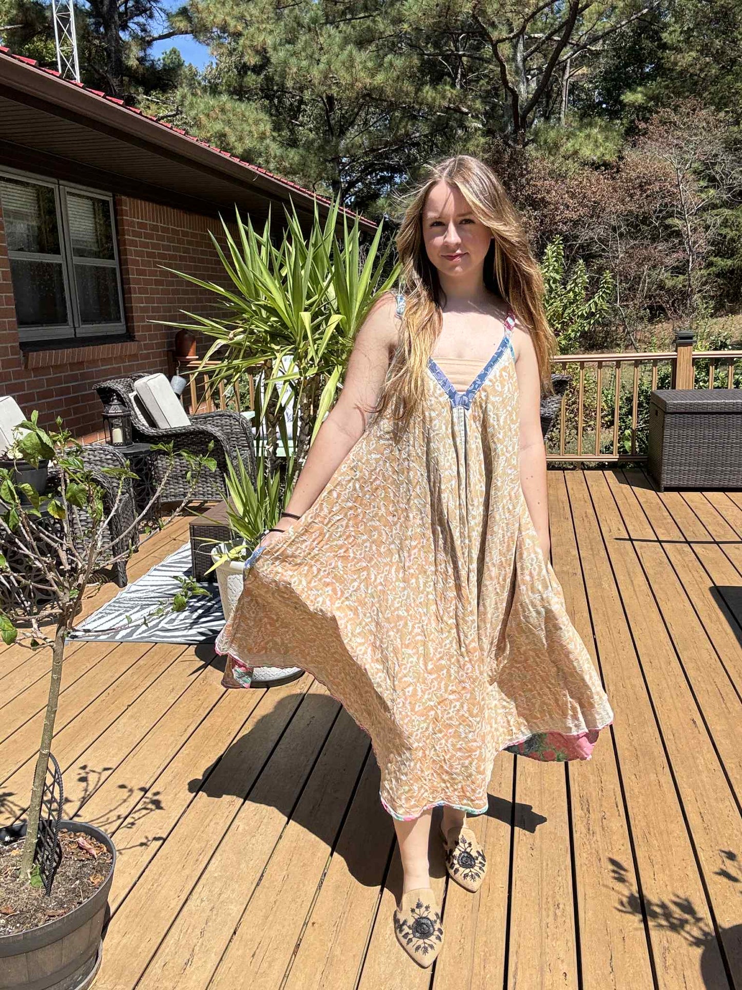"Flying Bird" Dress - One size S to 3X