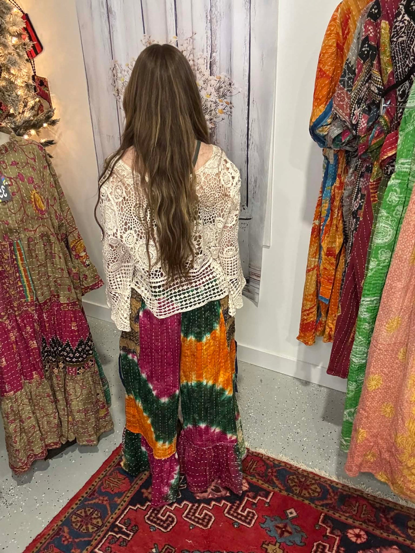 Nomad Spirit Kantha Pants  - One Size S to 2X