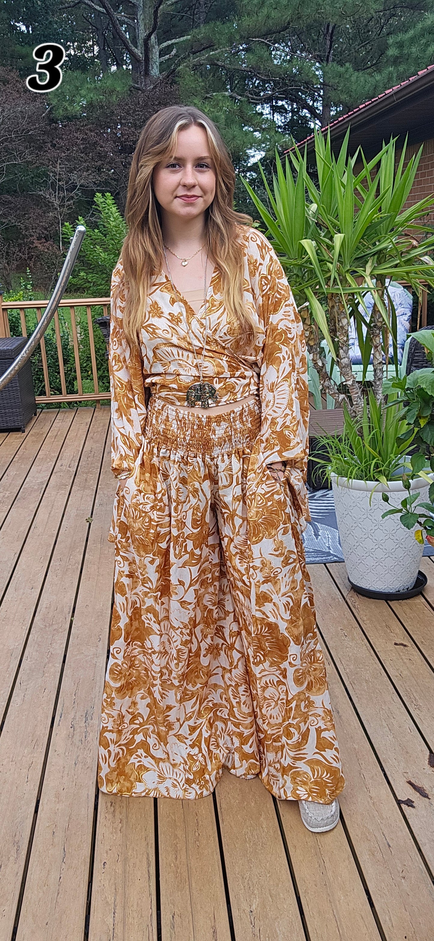 "Chic"  Palazzo Set - One Size S to XL