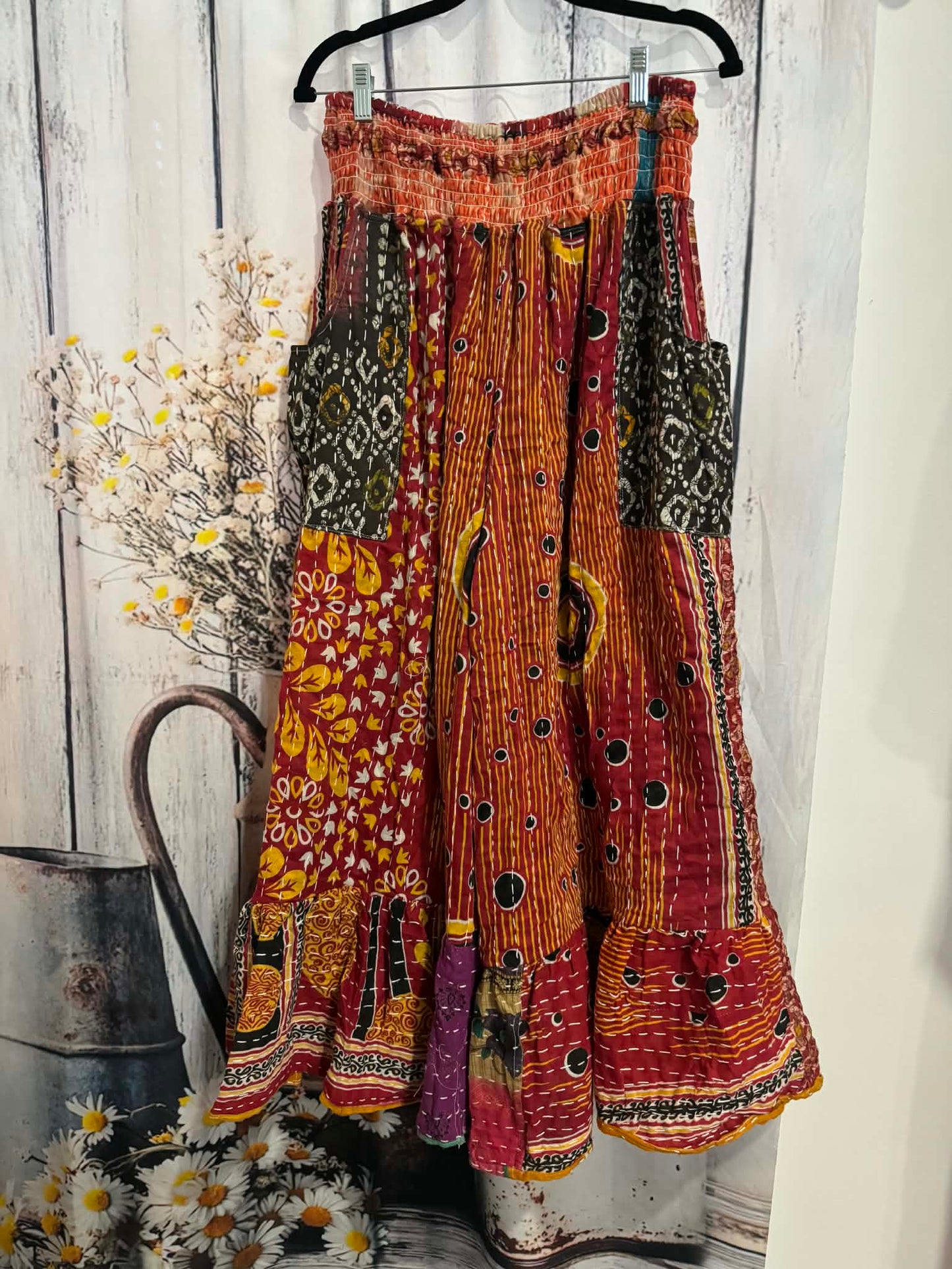 Nomad Spirit Kantha Pants  - One Size S to 2X