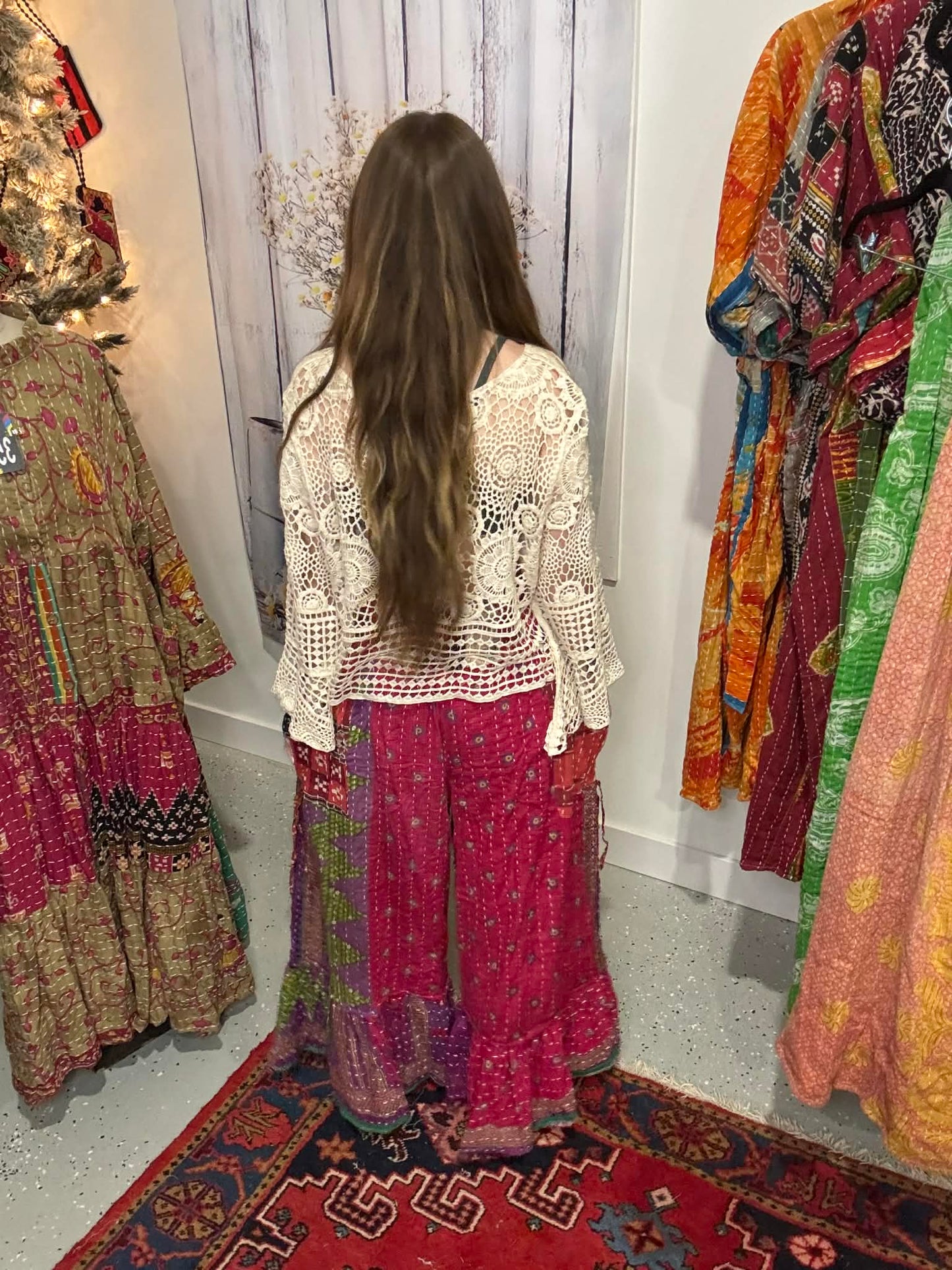 Nomad Spirit Kantha Pants  - One Size S to 2X