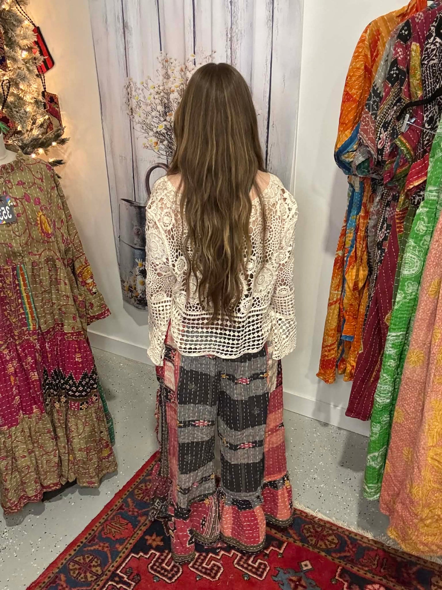 Nomad Spirit Kantha Pants  - One Size S to 2X