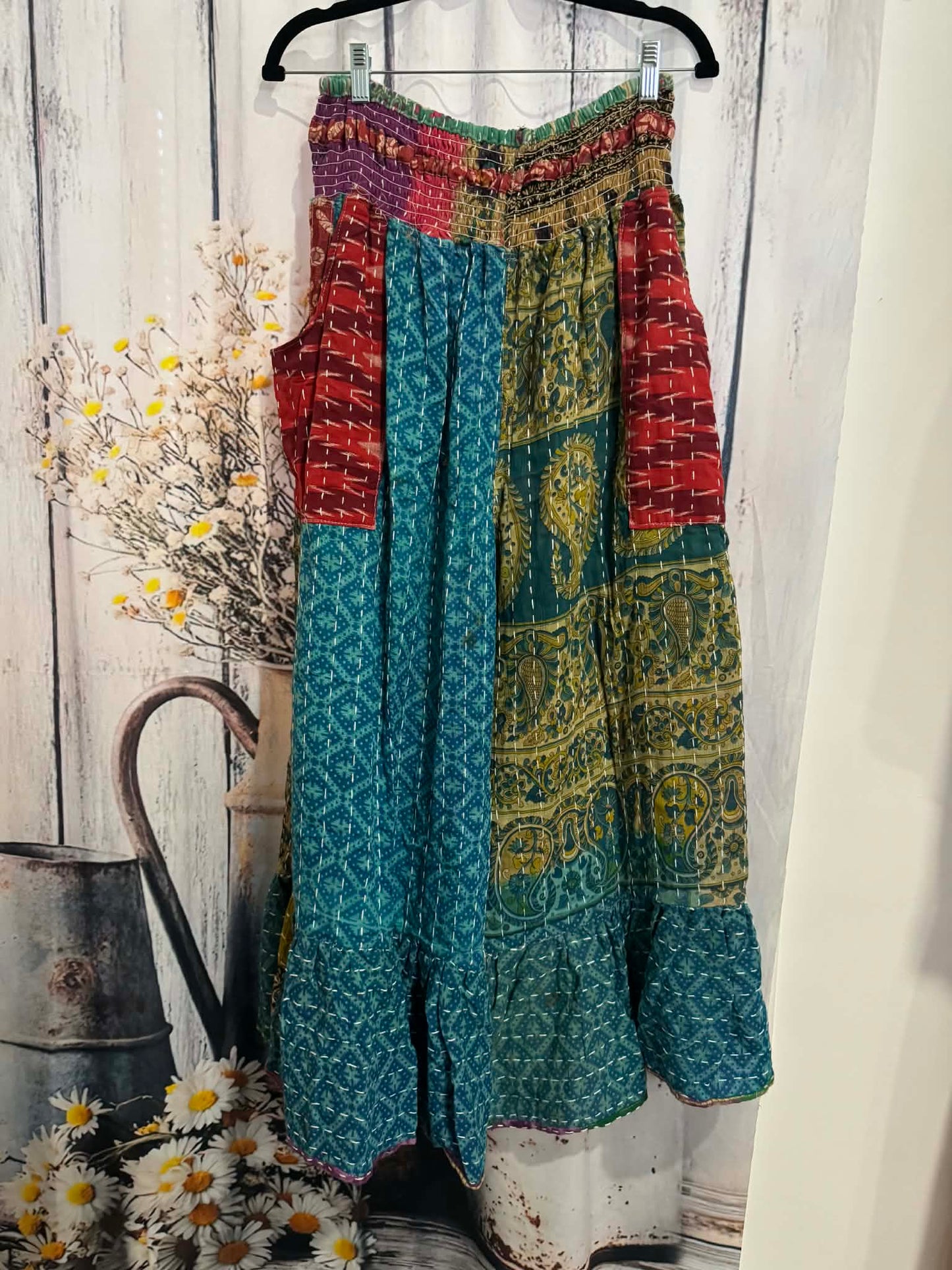 Nomad Spirit Kantha Pants  - One Size S to 2X